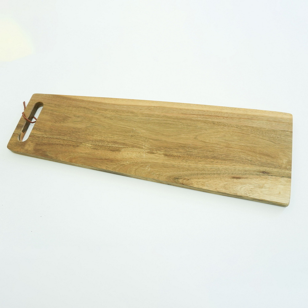 Very Long Olive Wood Acacia Wood Cheese Board Set
