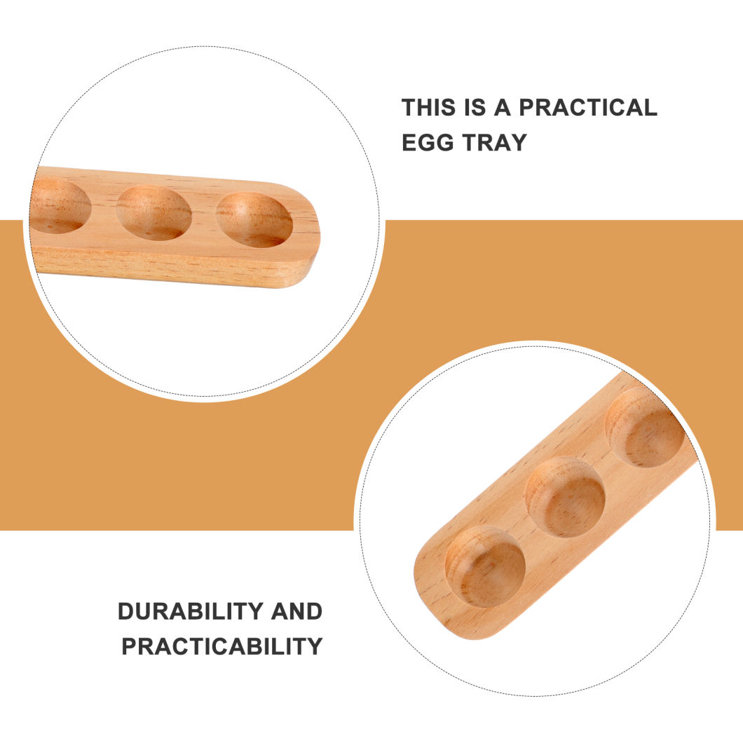 Wooden Egg Storage Tray Egg Storage Plate Simple Egg Storage Holder