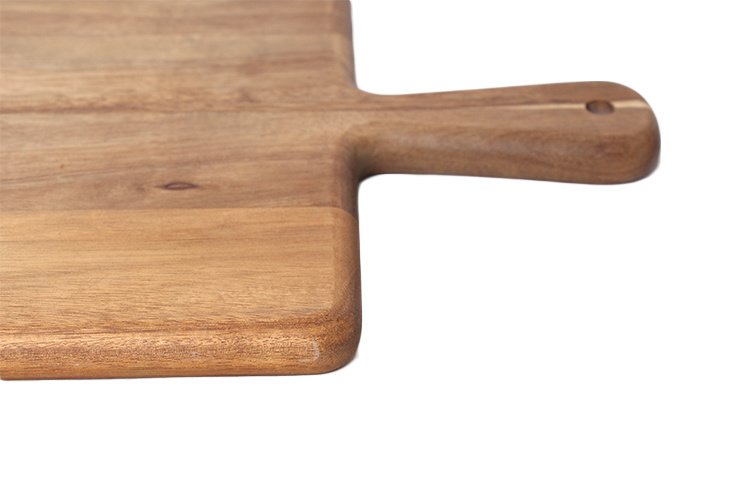 Amazon Custom Design Strong and Thick Acacia Cutting Board Wood Chopping Board with Handle