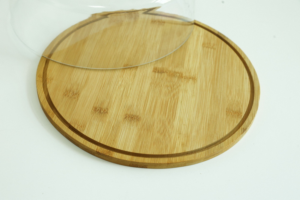Factory Supply Round Wooden Cake Stand Set for Wedding Party
