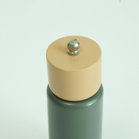 Premium Color Painted Wood Grinders Wooden Salt and Pepper Grinder Set with Adjustable Ceramic Grinding