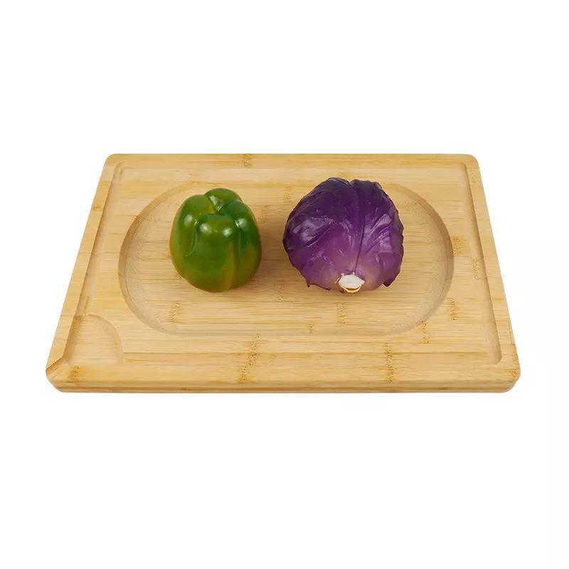 Turkey Carving Cutting Board with Drip Groove Large Bamboo Wood Board for Meat