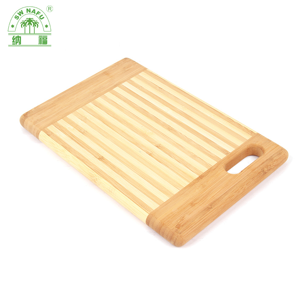 Organic Zebra Stripe Bamboo Function Chopping Board for Kitchen