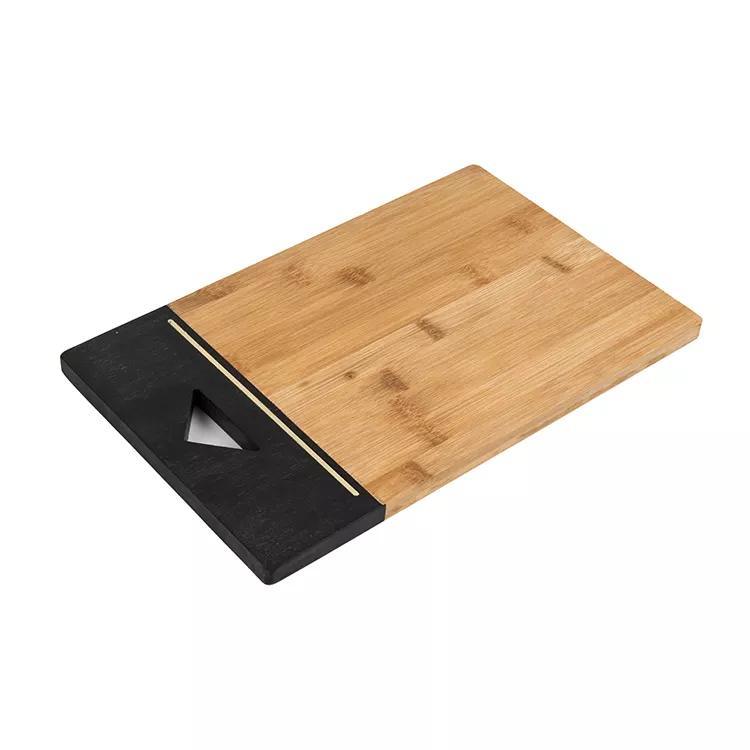 Bamboo Serving Food Chopping Cutting Board with Handle