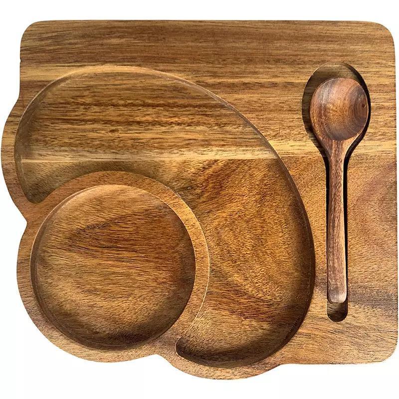 Minimalist Creative Small Gift Christmas Plates Decorative Dish Set Dinner Dinnerware Plate Set Dinner Ware for Home