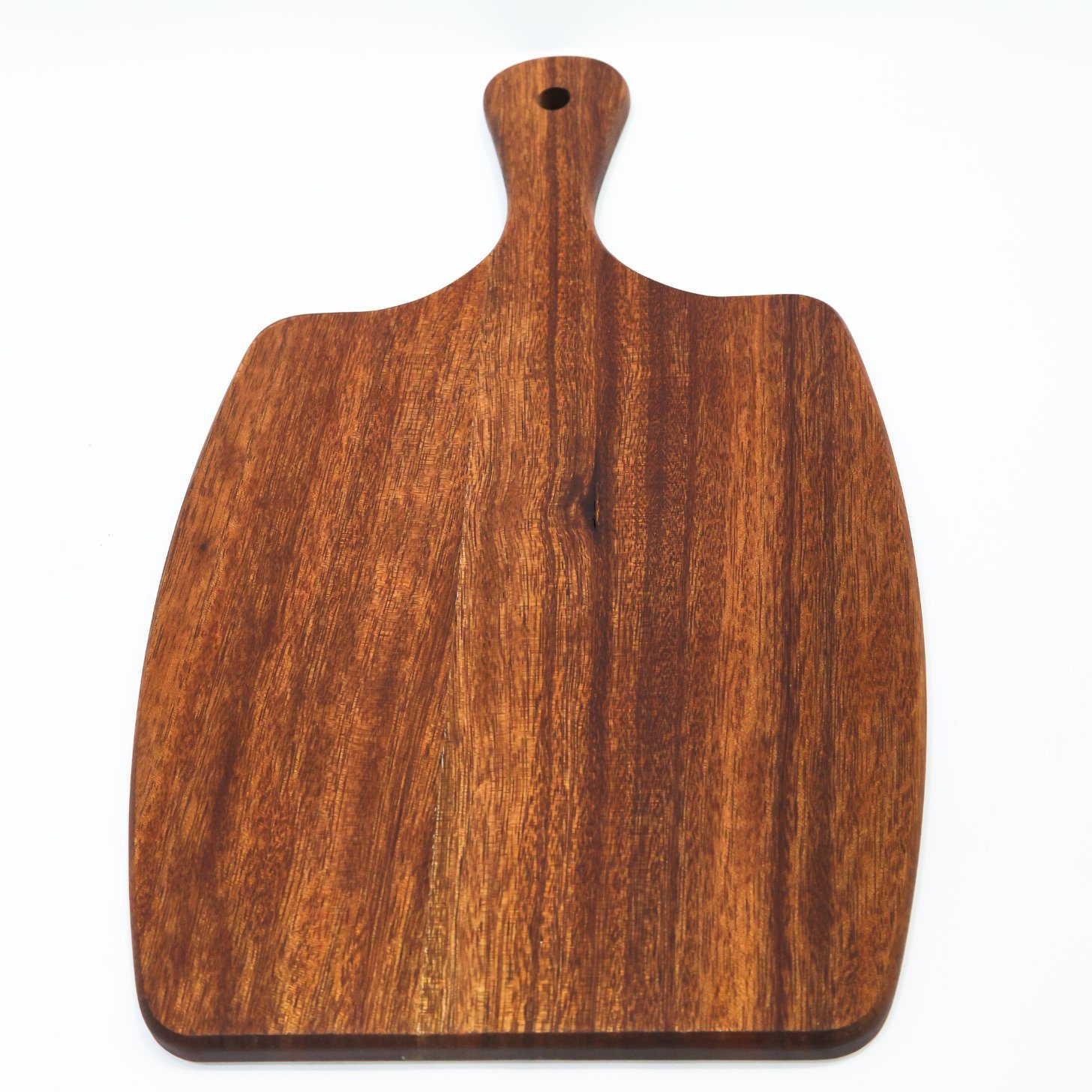 Paddle Shape Quality Wood Serving Board with Handle