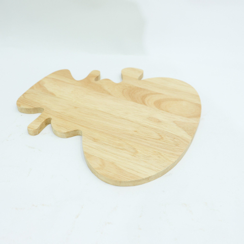 Personalize Snowman Shape Rubber Wood Cutting Board Serving Board