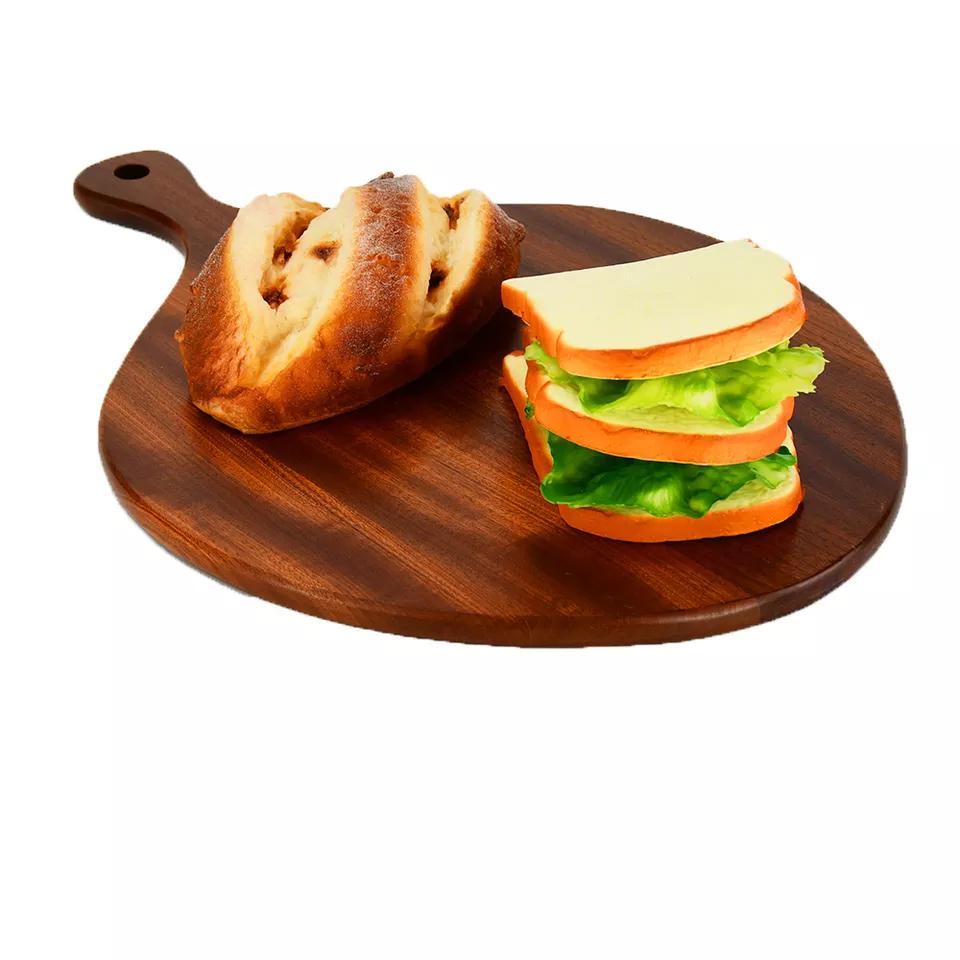 Dishwasher Safe Walnut Wood Cutting Board with Handle