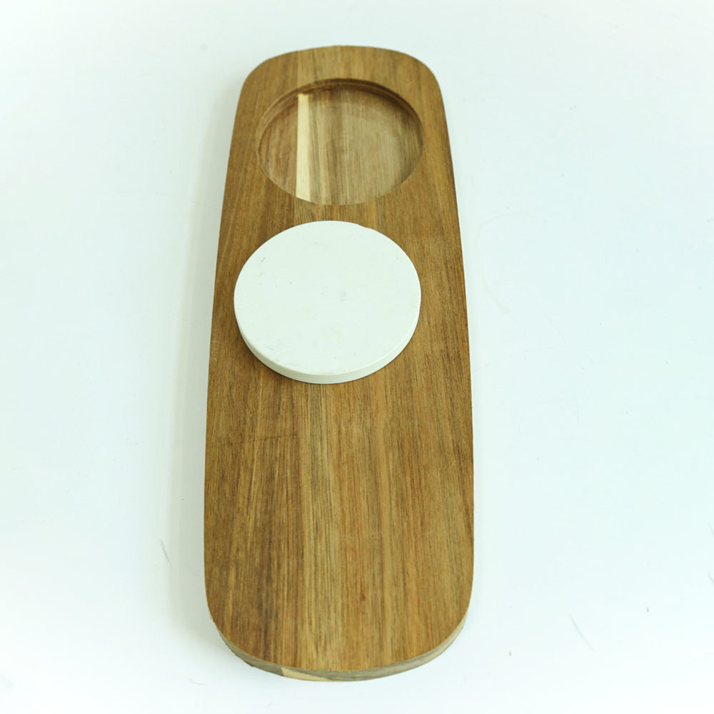 Wood Serving Board Serving Tray with Marble