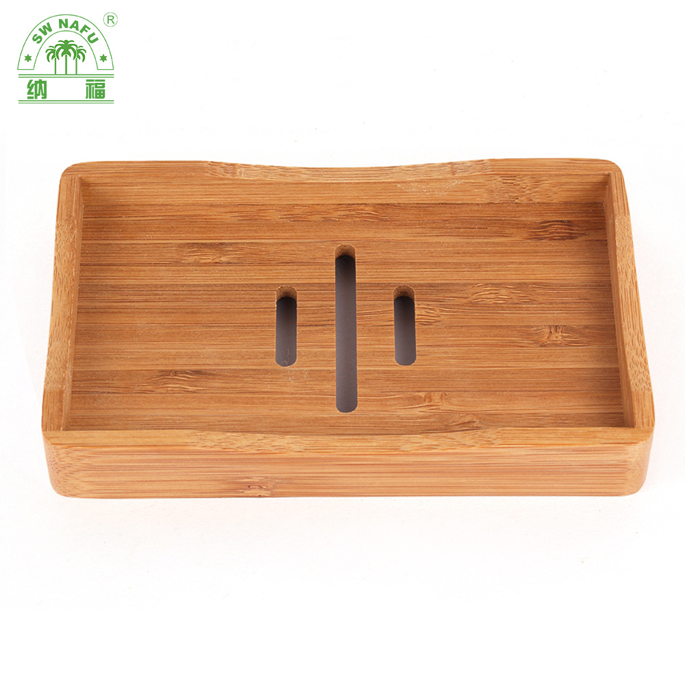 Luxury Custom Bamboo Soap Holder Bamboo Soap Box for Bathroom