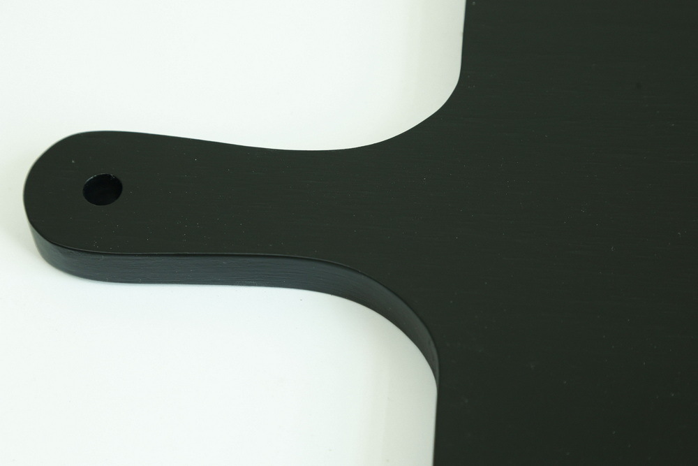 Black Wood Cutting Board Chopping Board Serving Board with Handle