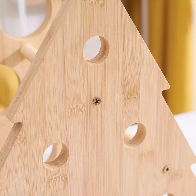 Decoration Living Room Fancy Luminous Creative Bamboo Wine Ornaments Storage Rack for Restaurant Kitchen Bar