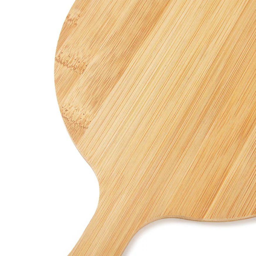 Double Side Use Round Wood Tray Chopping Board Beef Pizza Dinner Circle Cheese Board with Handle