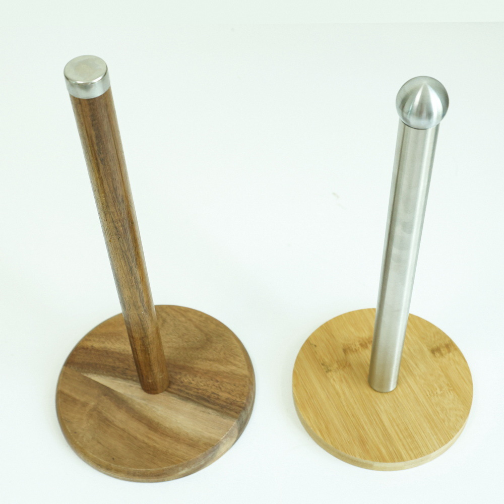 Simply Durable Wooden Paper Towel Holder Bamboo Toilet Paper Holder From Fujian Factory