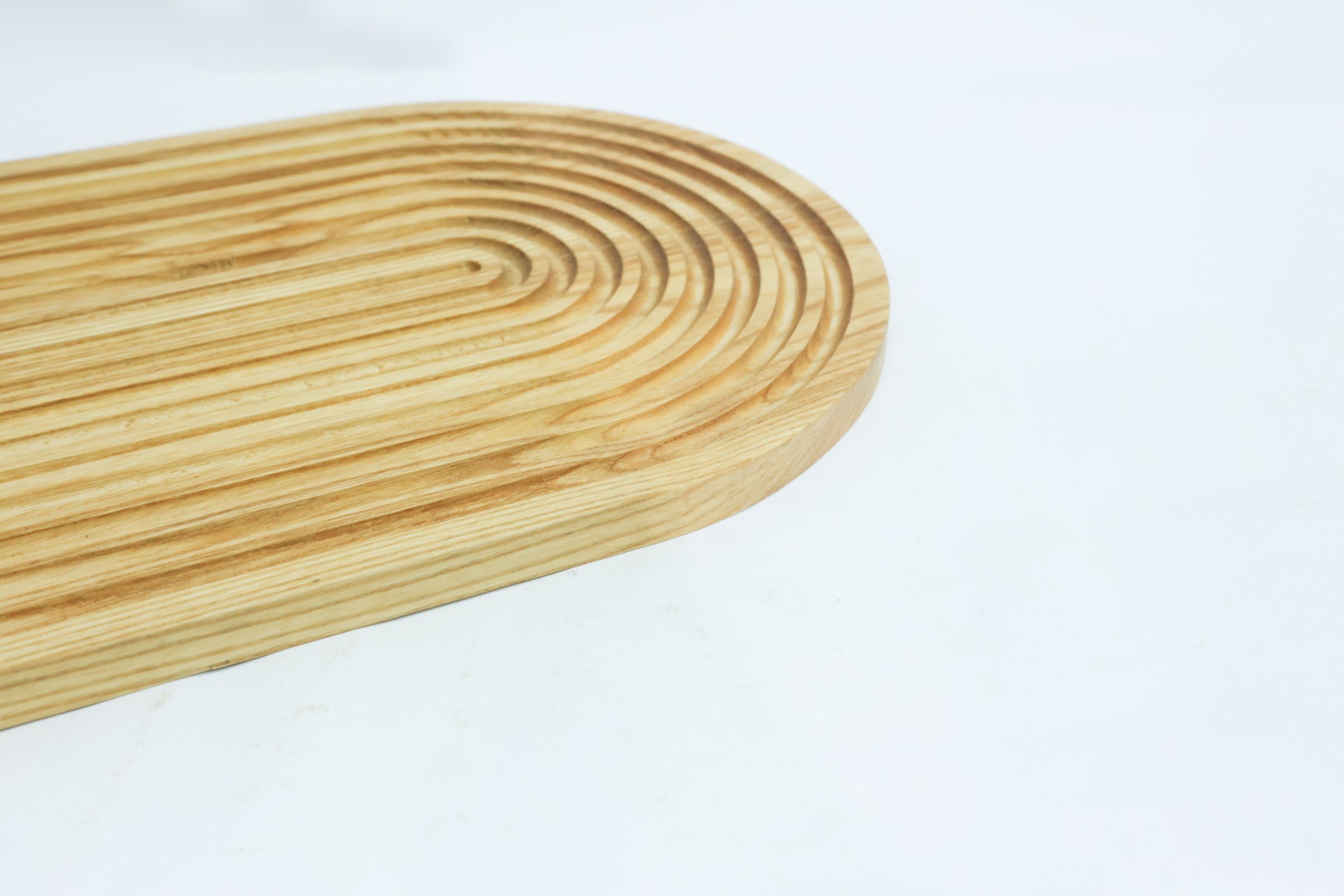 Decorative Rubber Wood Charcuterie Board, Unique Serving Tray, Wooden Serving Board for Home, Kitchen Decor