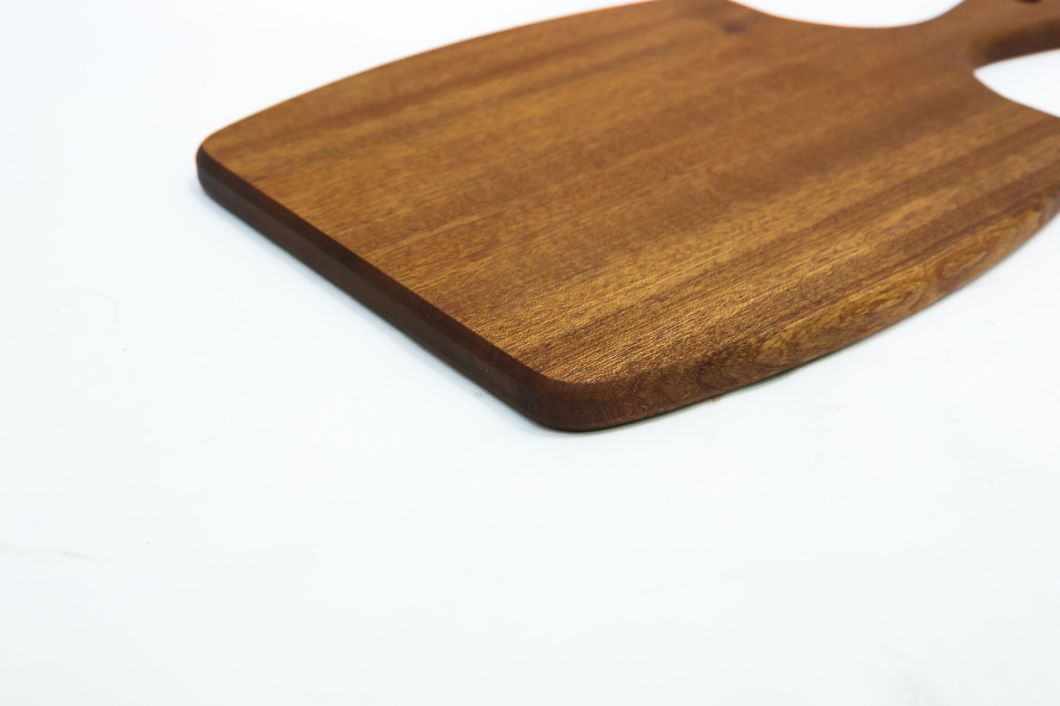 Paddle Shape High Density Wood Serving Board Pizza Bread Board