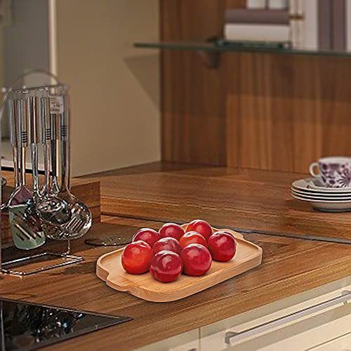 Wholesale Solid Wood Serving Tray Tea Fruit Snack Coffee Tray Wooden Tray