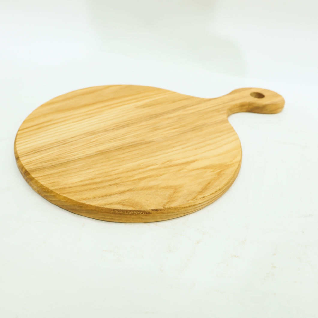 Factory Supply Organic Wood Serving Board Bread Board with Handle