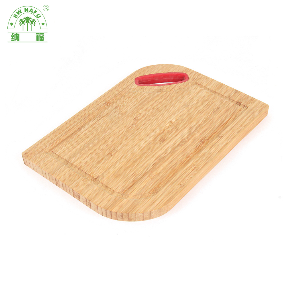 Custom Wholesale Bamboo Chopping Board Cutting Board with Silicone