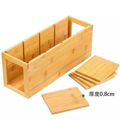 Kitchen Dining Table Spoon Storage Tray Bamboo Cutlery Tray Drawer Organizer