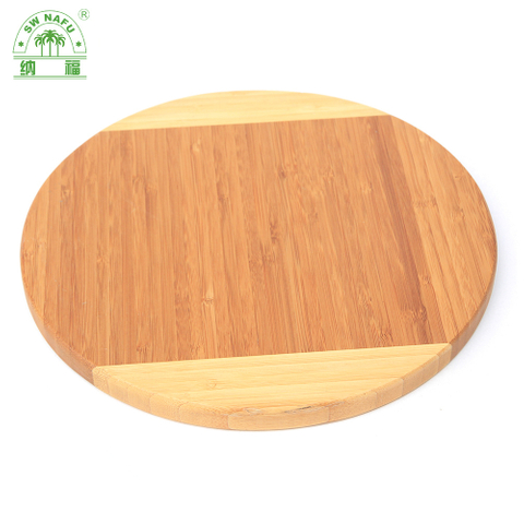 Good Quality Durable Round Bamboo Wood Cutting Board Chopping Board