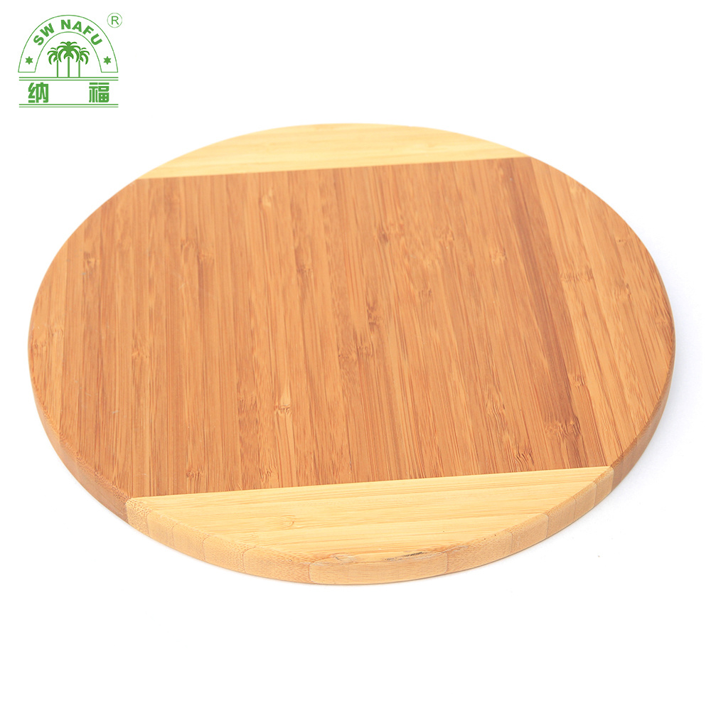 Good Quality Durable Round Bamboo Wood Cutting Board Chopping Board