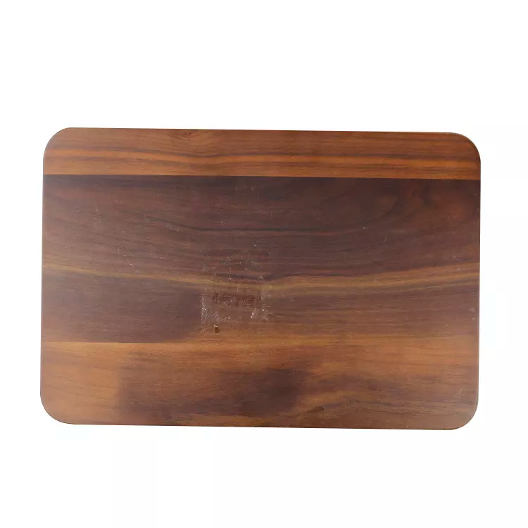 Restaurant Hotel Portable Elegant Appetizer Black Walnut Wood Serving Tray
