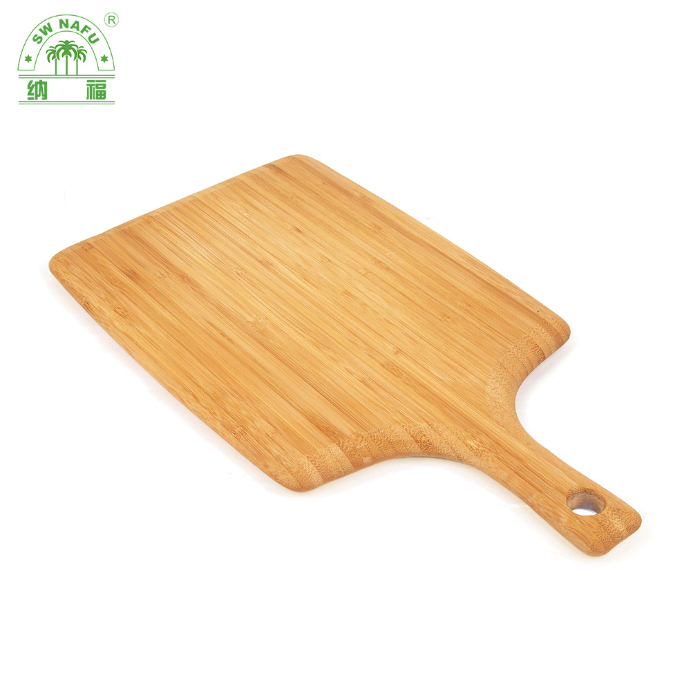 Long and Thick Bamboo Wooden Chopping Board Pizza Board with Handle for Kitchen