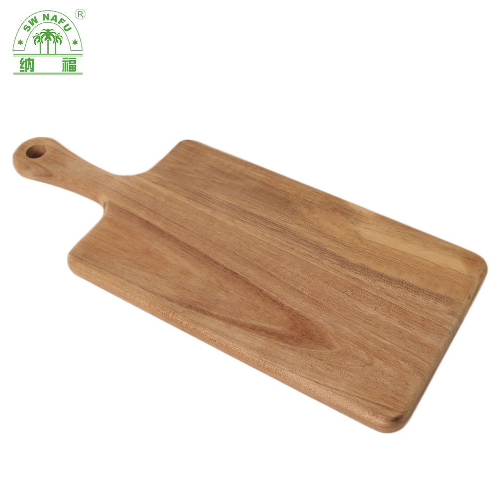 Top Rated Natural High Quality Acacia Wooden Cutting Board with Handle for Kitchen