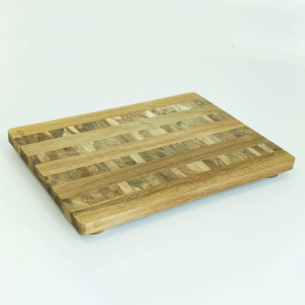 Rectangle Shape Thick End Grain Wood Butcher Block Cutting Board