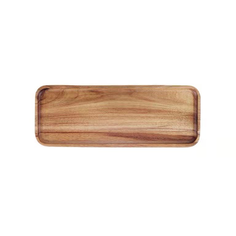 Wooden Tableware Wooden Serving Plate Wooden Tray for Coffee / Breakfast / Bread / Fruit