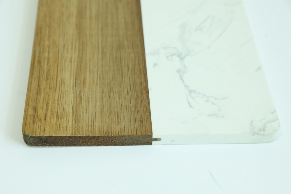 Mini Marble and Acacia Wood Cutting Board Cheese Board Charcuterie Board