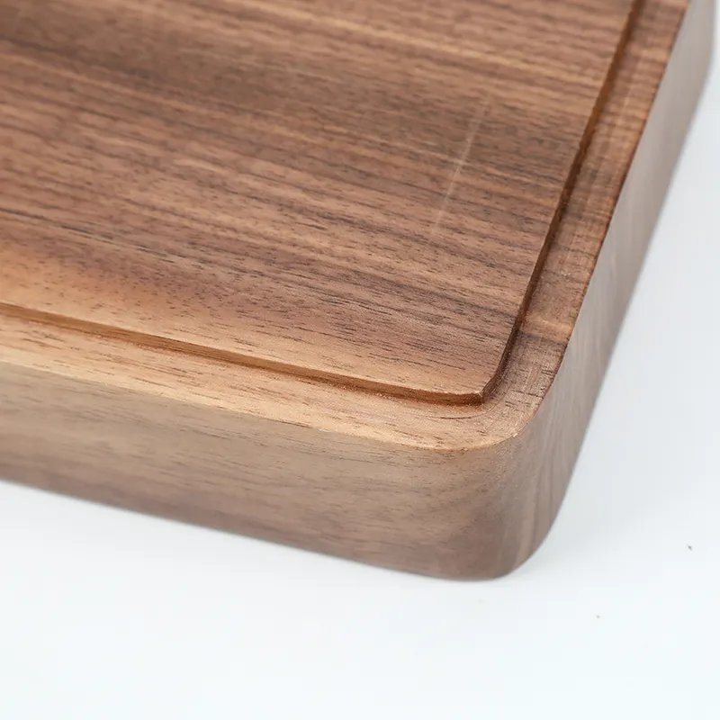 Solid Wood Tableware Food Storage Container Serving Plate for Desserts Snack