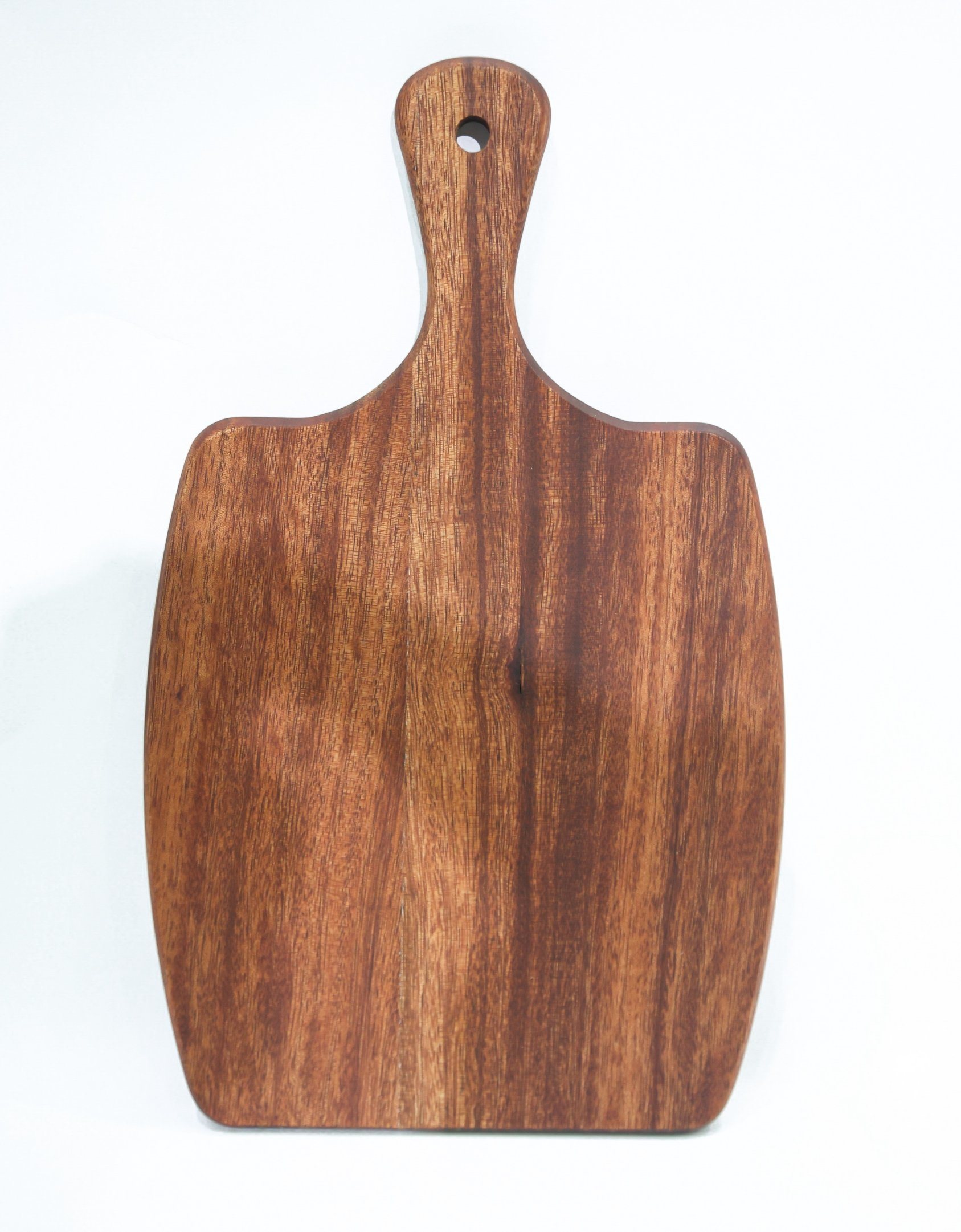 Paddle Shape Quality Wood Serving Board with Handle