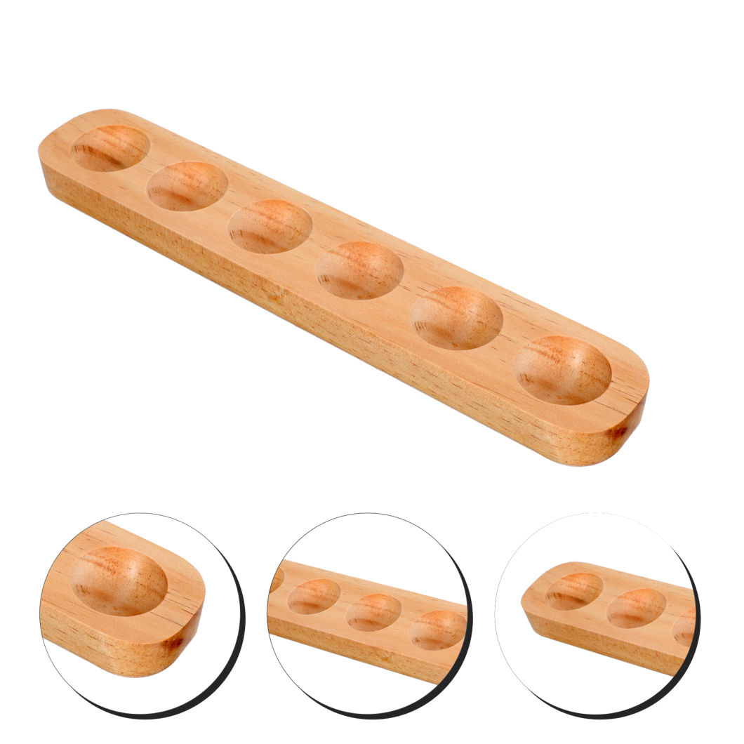 Wooden Egg Storage Tray Egg Storage Plate Simple Egg Storage Holder