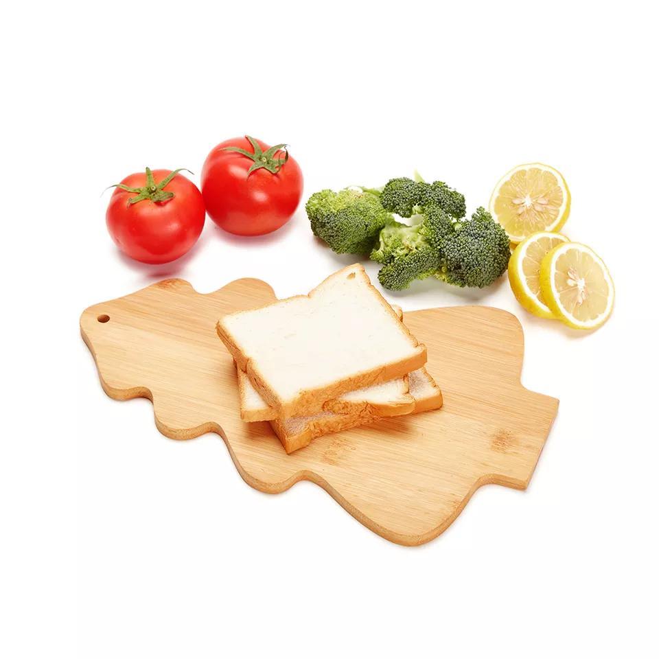 Christmas Tree Shape Cutting Board Bamboo Kitchen Chopping Blocks Fruit Vegetables Cutting Board Wood Breakfast Board