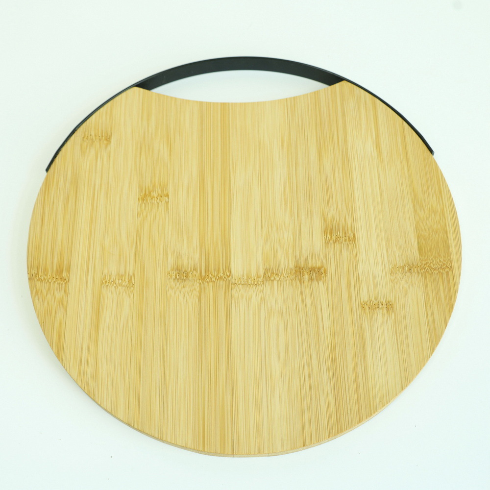 Round Bamboo Chopping Blocks Cutting Board Set