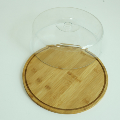 Factory Supply Round Wooden Cake Stand Set for Wedding Party