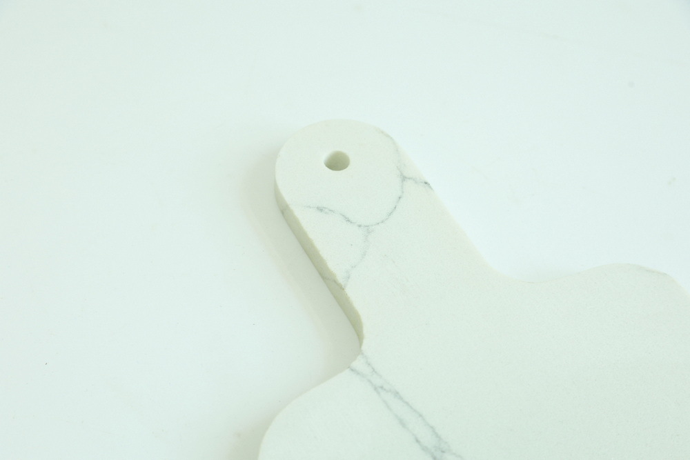 Mini Marble and Bamboo Serving Board Cheese Board with Handle