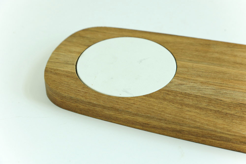 Wood Serving Board Serving Tray with Marble