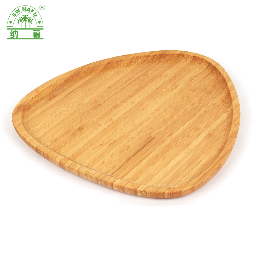 Bamboo Food Serving Dinner Plate Snack Plate Wholesale