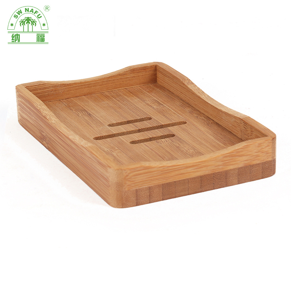Luxury Custom Bamboo Soap Holder Bamboo Soap Box for Bathroom