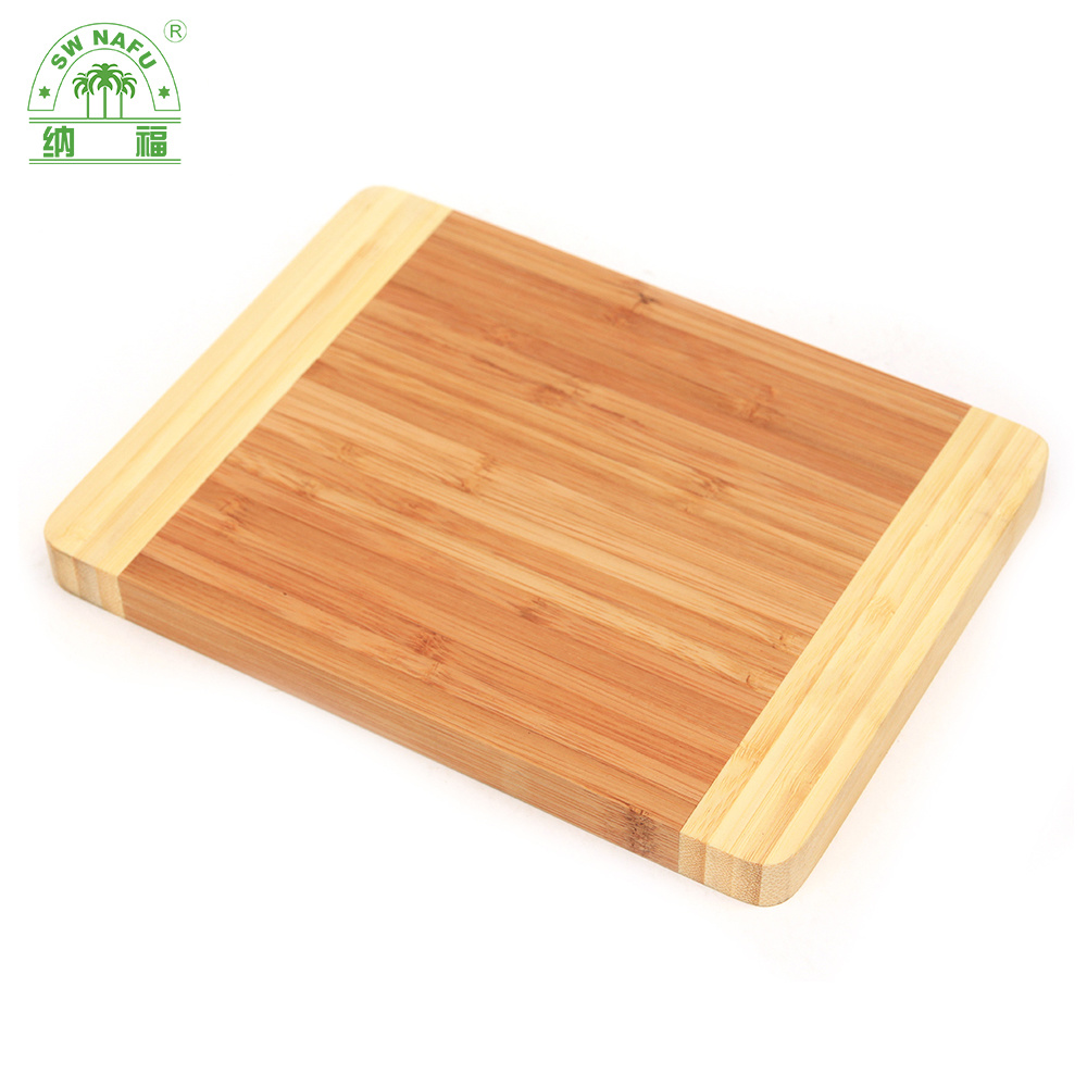 Two Tone Multifunctional Bamboo Meat Cutting Board Vegetable Chopping Board