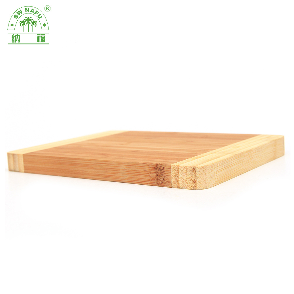 Two Tone Multifunctional Bamboo Meat Cutting Board Vegetable Chopping Board