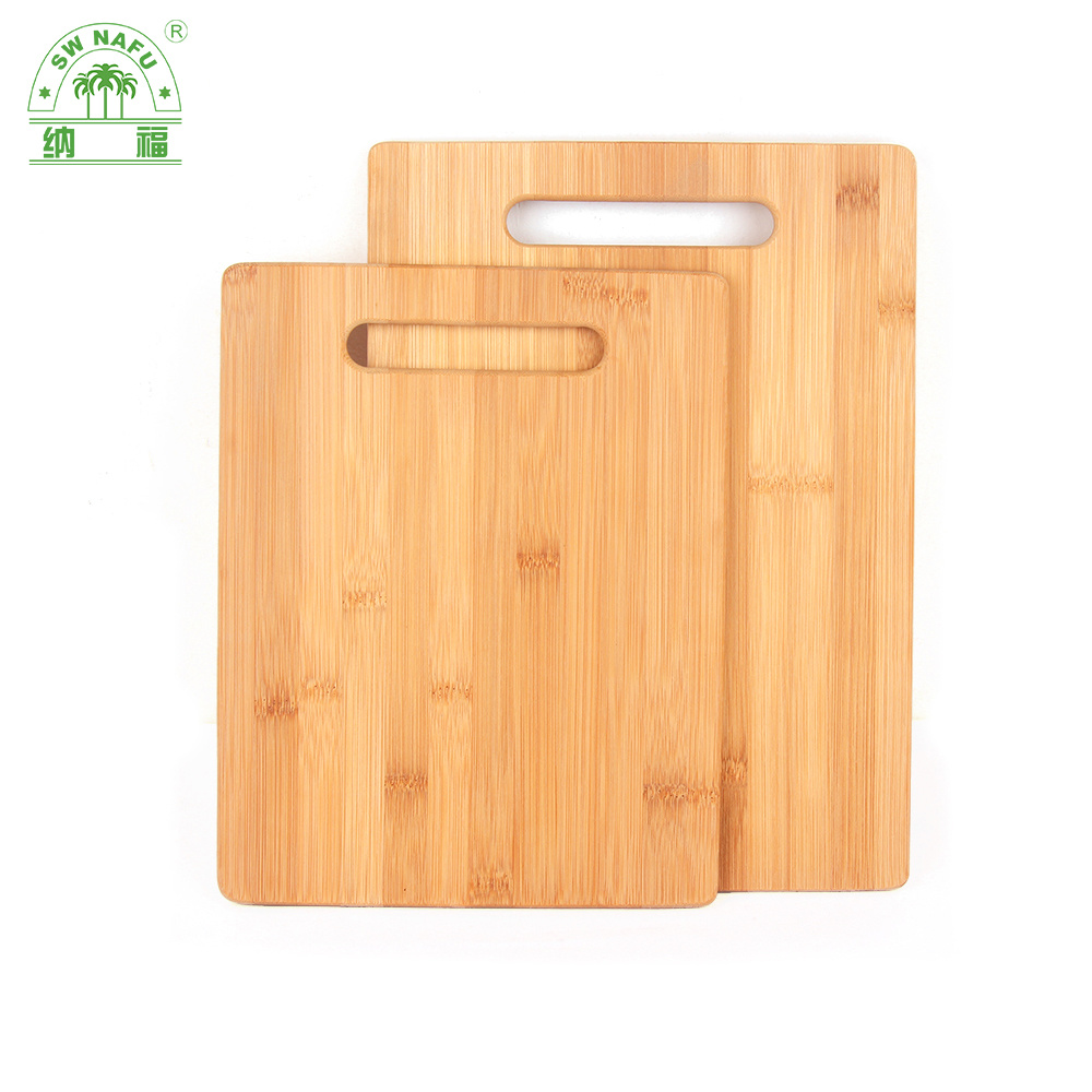 Cheap Price High Density Bamboo Wood Meat Vegetable Cutting Board with Handle
