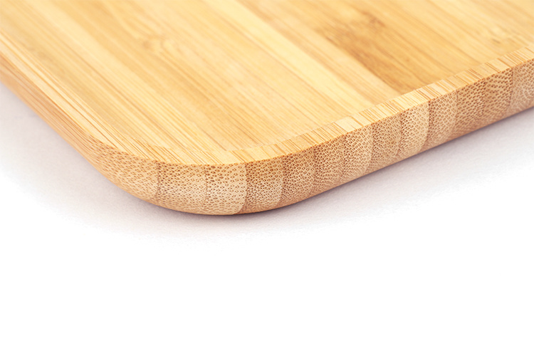 Set of 3 Reusable Wood Serving Trays Bamboo Food Tray for Cheese / Sushi / Snack / Desserts