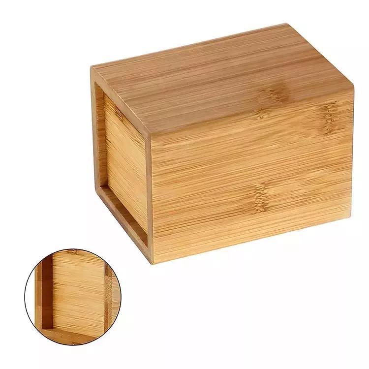 Bamboo Multi-Functional Pen Desk Organizer Holder for Desk
