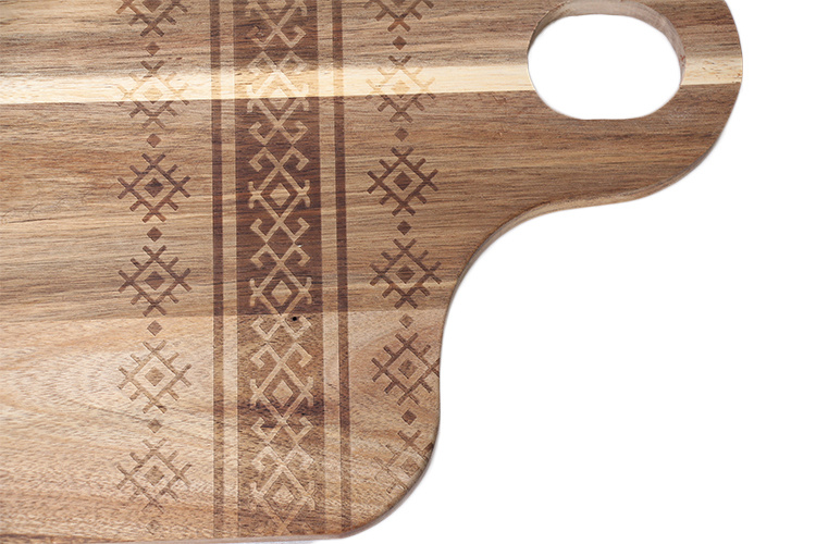 Premium Quality Custom Acacia Wood Large Engraved Cutting Board Chopping Board Wholesale