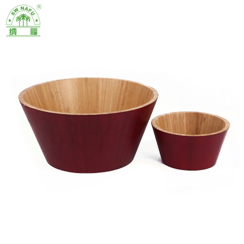 Hot Selling Cheap Health Care Bamboo Salad Lacquer Bowl