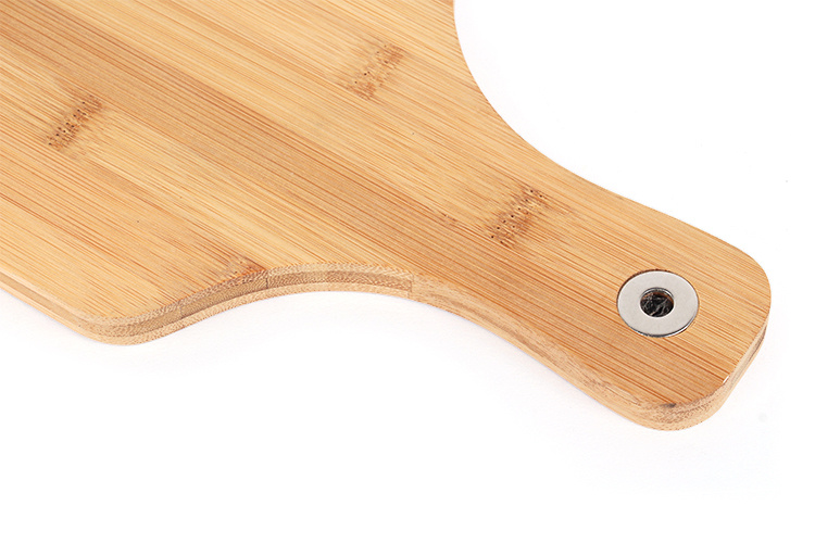 Heavy Duty Long Bamboo Charcuteria Board Sushi Serving Platter with Handle